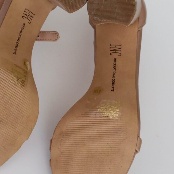 INC Sandals, Beige, Size 6 - Picture 3 of 3